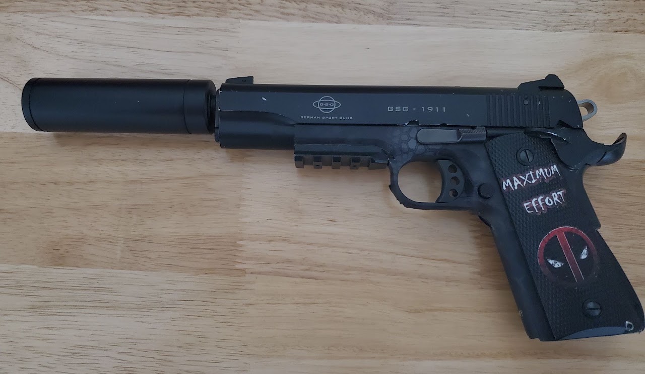 Gun Cleaning & Inspection — GSG 1911 reassembled and function checked